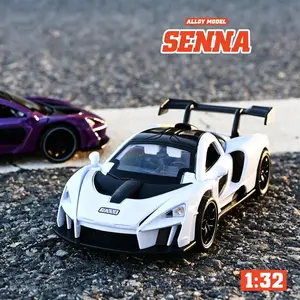 Mclaren Senna 1:32 Scale Diecast Car Model, Alloy Outer Shell & Plastic Interior, Collectible Gift Item, Durable & High-Quality