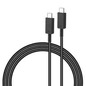 45W 5A USB Type C to Type C Super Fast Charging Data Sync Cable, 1 Count PD 45W USB C Data Cable, Cellphone Accessories Compatible with Samsung Galaxy S20 S21 S22 S23 S24 Ultra Plus