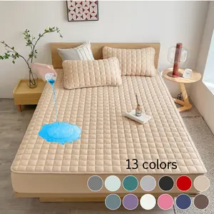 Waterproof Mattress Protector Set, Deep Pocket Design, Soft and Quiet Breathable Anti-Stain, Includes Pillowcase, Waterproof Mattress Cover