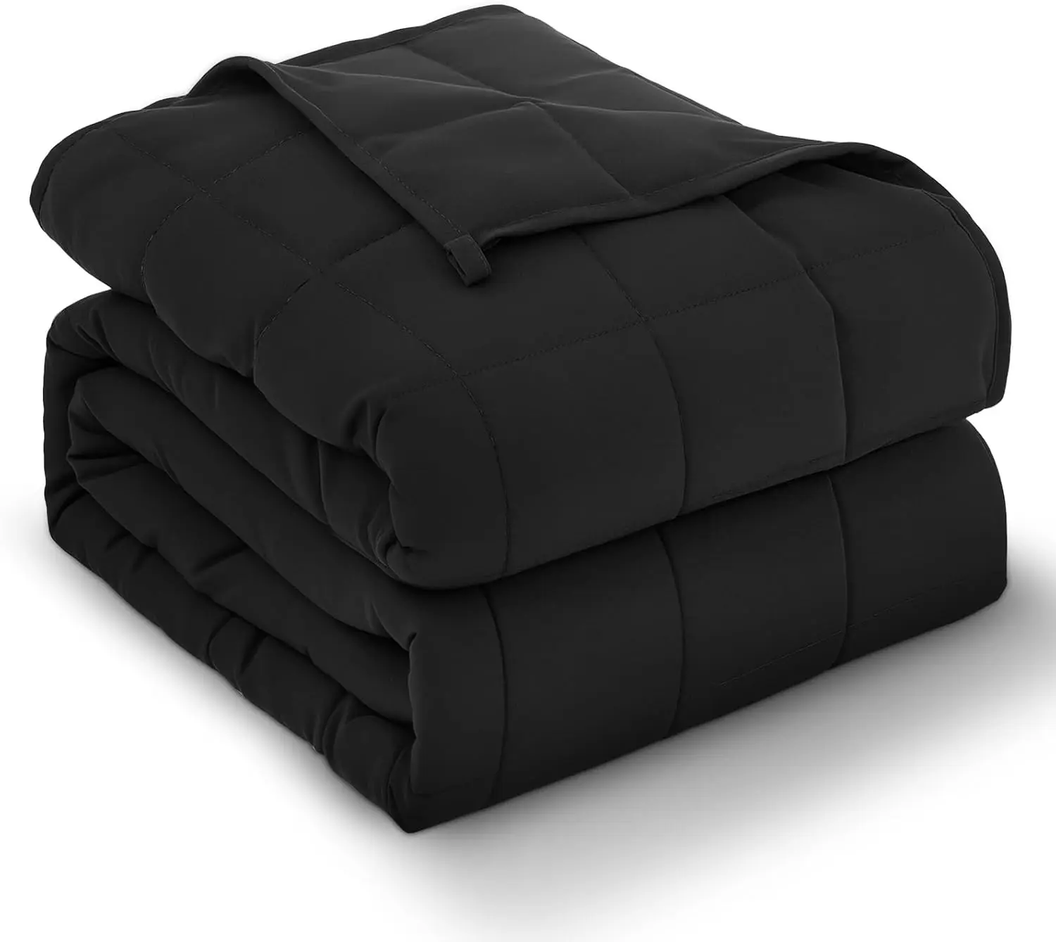 Weighted Blanket for Adults 15lbs, Queen Size Heavy Blanket for 125-180lbs, Weighted Throw Blanket with Premium Glass Beads, Soft Thick Blanket for Adult All-Season, 60 x 80 inches, Black