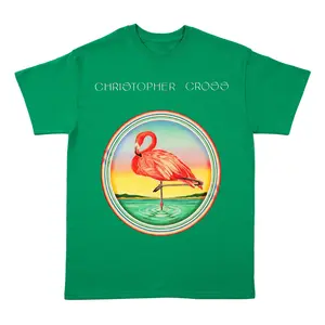 Christopher Cross Band Album Heavy Cotton Green T-Shirt US Size: S-6XL, All Colors, Gift for Women Men, Made In USA, 100% cotton, Classic Fit, Unisex T-Shirt