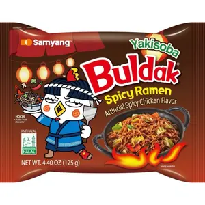 Samyang Buldak Spicy Ramen Yakisoba Spicy Chicken Flavor 4.40 oz Halal