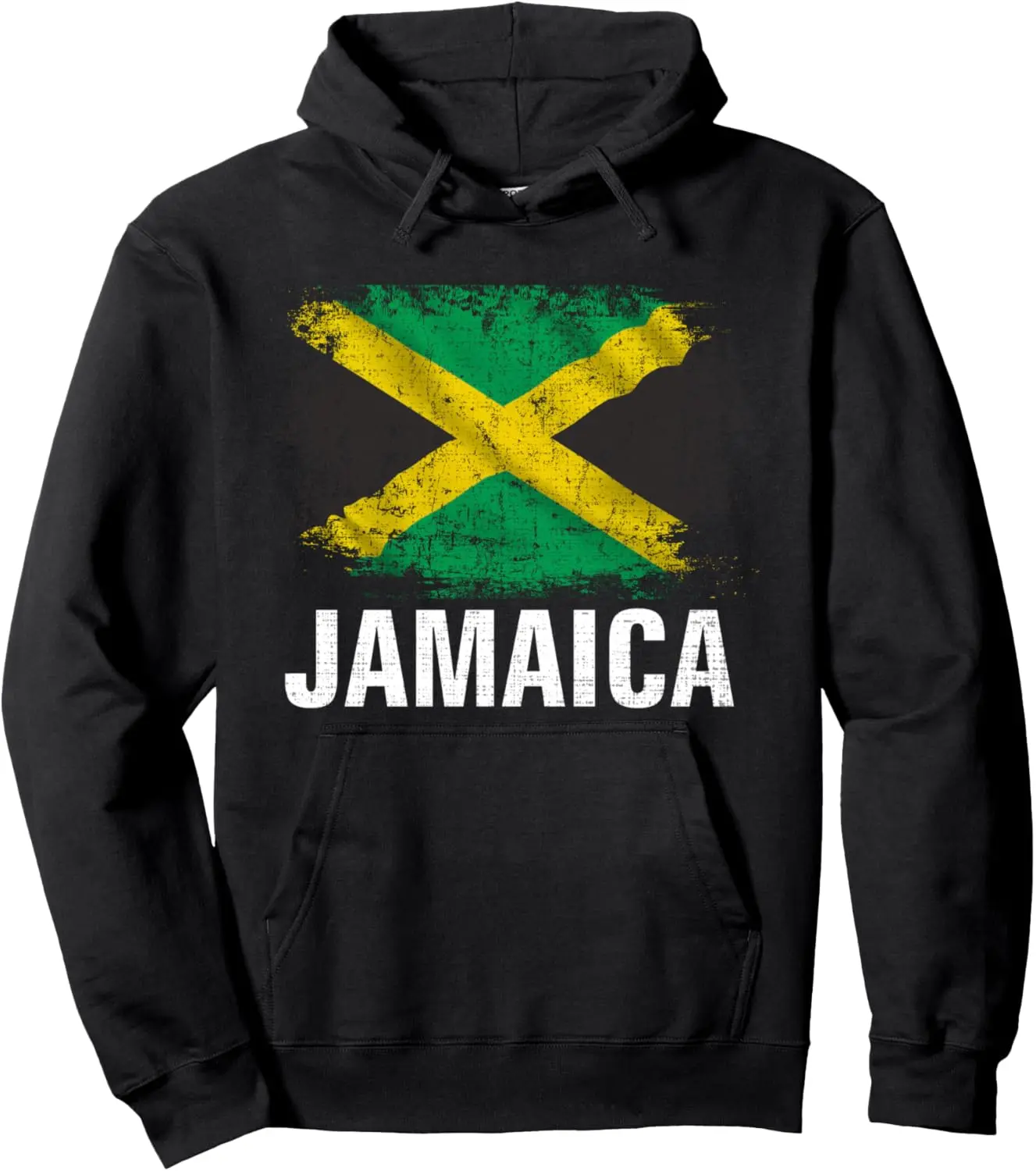 Vintage Jamaica Flag For Jamaican Gift Pullover Hoodie