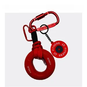 2026 New Creative Hand Gripper Keychain — Barbell-Themed Fitness Accessory & Keyring, Great Gift Idea