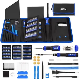 XOOL 200 in 1 Screwdriver Kit, Electronics Repair Tool Driver Kit with 164 Bits, Shaft, Extension Rod for Computer, iPhone, Laptop, PC, PS4, Xbox,