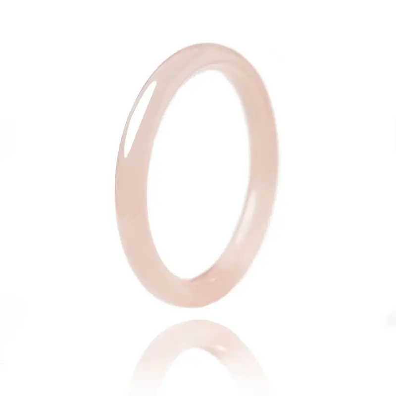 Lotus root pink Afghan jade bracelet, natural warm oil luster jade beautiful water spirit transparent jade bracelet