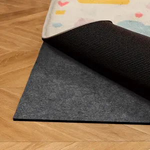 【Summervibes】VEVOR Rug Pad 8 x 5 ft, Non-slip Carpet Area Pad, Rug Mat Padding with Dual Surface Felt Cushion & Rubber Gripper, Hardwood Floor Protection for All Floors, Finishes, Keeps Carpets in Place