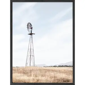 Windmill Poster - Artistic Wall Decor Print for Room Aesthetic and Vibe Artwork Decoration