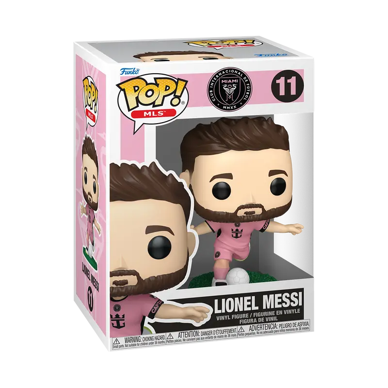 Funko POP Sports: Lionel Messi (Home Jersey)  w/ vRare Pop Protector Included