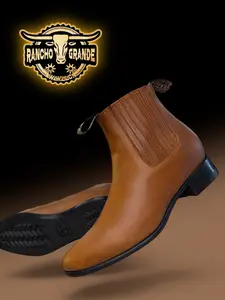 Botin Charro Suela Resistente a Resbalones / Slip Resistant Ankle Boots