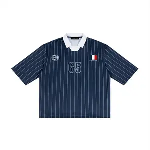 Pinstripe Collared Jersey