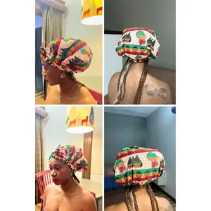 African Ankara Decorative Bonnets