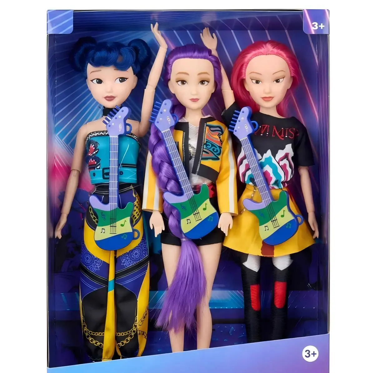 Mystic Guardian Anime Action Figures 3-Pack, 11.5in 12-Joint Poseable Collectible Model, Indoor Recreation Decor for Anime Fans, Ideal Birthday Gift, Black Friday, Poseable Joints, Christmas & Black Friday Gifts, Game Room, Poseable Figures