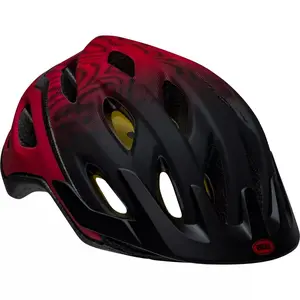 Bell Kids Cycling Helmet 8-14 YR Black/Red Granite MIPS Youth Bike