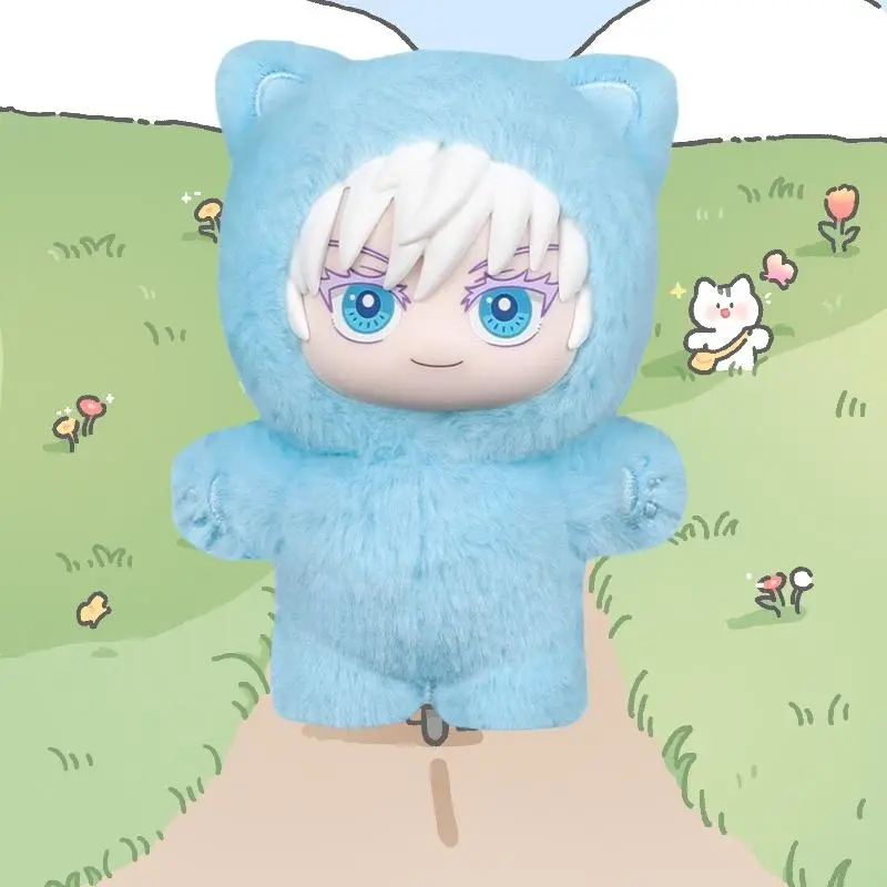 Jujutsu Kaisen Satoru Gojo Plushie - Cat Paradise Party Blind Box Trendy Plush Doll Gift