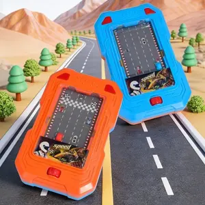 Simulation Racing Game Machine Toy, Interactive Educational Desktop Playset, Portable Design, Interactive Fun, Requires Two Aaa Batteries Included
