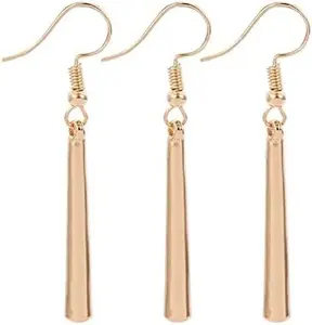 One Piece Zoro Earrings - Gold Clip On Anime Cosplay Earrings for Anime Lovers 3 Set with Mini Cloth and Mini Box(Hook Earrings)