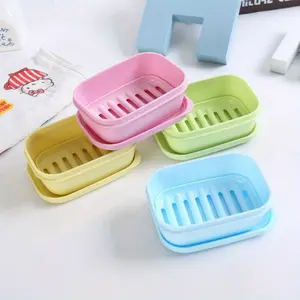 4 Pcs Travel Soap Case Leakproof, Portable Travel Bar Soap Holder Container with Lid for Camping, Gym, Multicolor gift