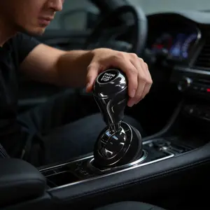 Ignition Start Lever with Gear ShiftDesign One Click Start Function, Fashionable &Cool, Universal Fit, Easy Install, Perfect for DriversWho Want a Unique Car Interior