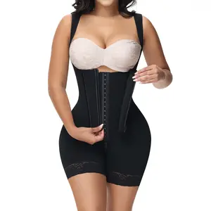 SHAPESHE Hourglass Shapewear Bodysuits for Women Shapewear Girdles with Zipper Crotch