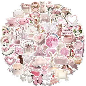 100 Stickers Vintage Stickers for Water Bottles Notebooks Laptops, Retro Style Decorative Labels, Perfect for DIY Projects, Sticker Adhesive Vinyl, Sticker Packs