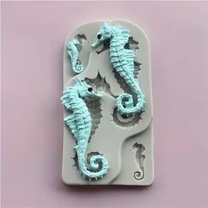 1pc Ocean Seahorse Silicone Mold DIY Clay Mold