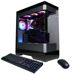 CyberPowerPC SLC11480CPG Gaming Desktop PC, Intel Core Ultra 7 270K Plus, 32GB DDR5, GeForce RTX 5080 16GB, 2TB PCIe 4.0 NVMe SSD, WiFi/BT, RGB Gaming Keyboard/Mouse & Windows 11 Home
