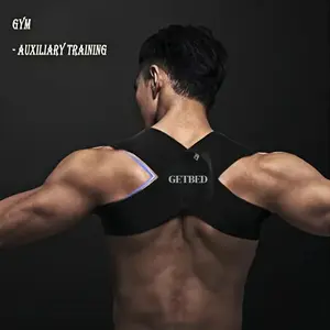 Fitness heavy shoulder straps, bench presses, shoulder training, press lifts, chest straight, shoulder support, straight back correction, open shoulder assist straps, Heavy Shoulder straightener breathable Healthcare Tool