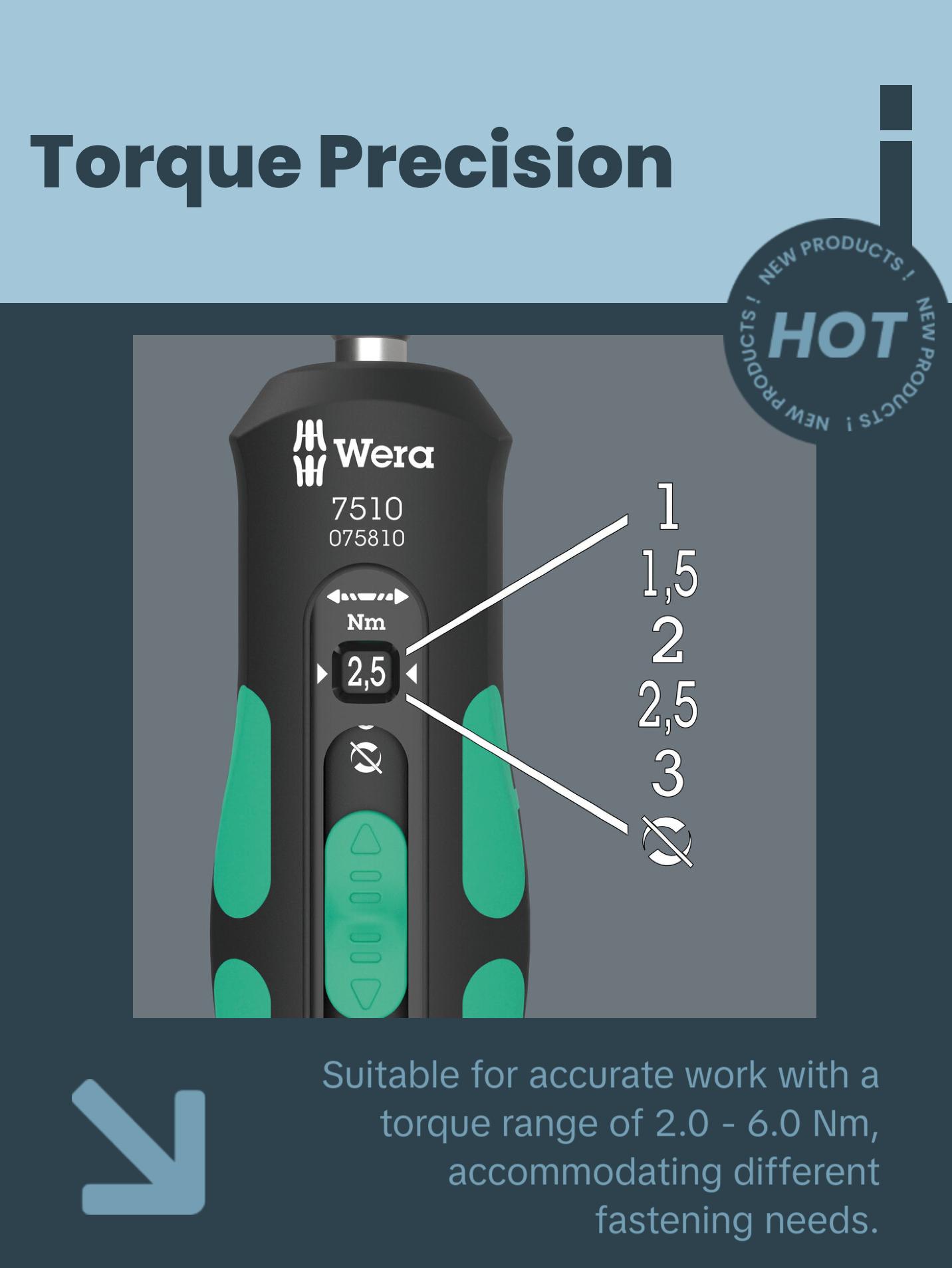 Wera 7510/14 Safe-Torque Speed Tool set for carbide inserts
