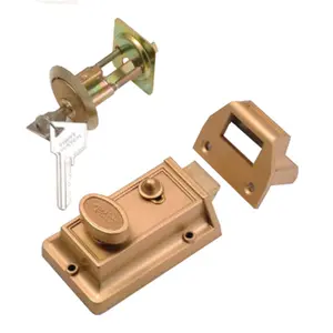 Belwith 1105-SN Satin Nickel Night Latch, Featuring Hold Open Function and Spring Latch