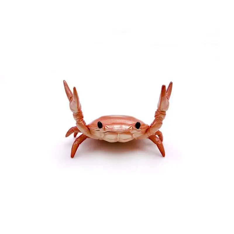 Realistic crab shaped pen holder, 1 creative cute desktop pen holder, decorative desktop decorations for office and home, desk accessories, summer gifts, office stationery supplies, room decoration, winter decoration, birthday gift, home decoration