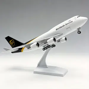 Boeing 747 UPS Cargo 1/240 Scale Resin Model Plane 30CM Display Freight Gift