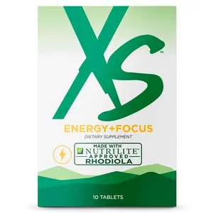 Nutritional Supplement Focus and Energy XS – 30 Tablets for Enhanced Endurance & Focus with Rhodiola Rosea & Green Tea Extract - Healthcare, Fitness