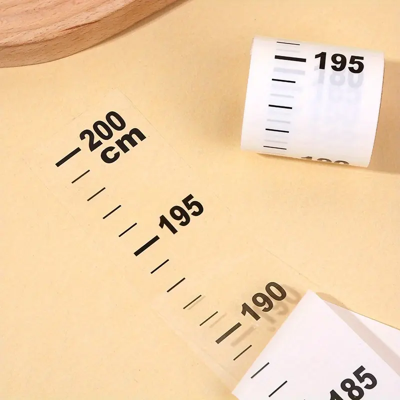 Height measurement wall sticker, transparent height sticker can be removed without hurting the wall, height measurement artifact accurate height ruler