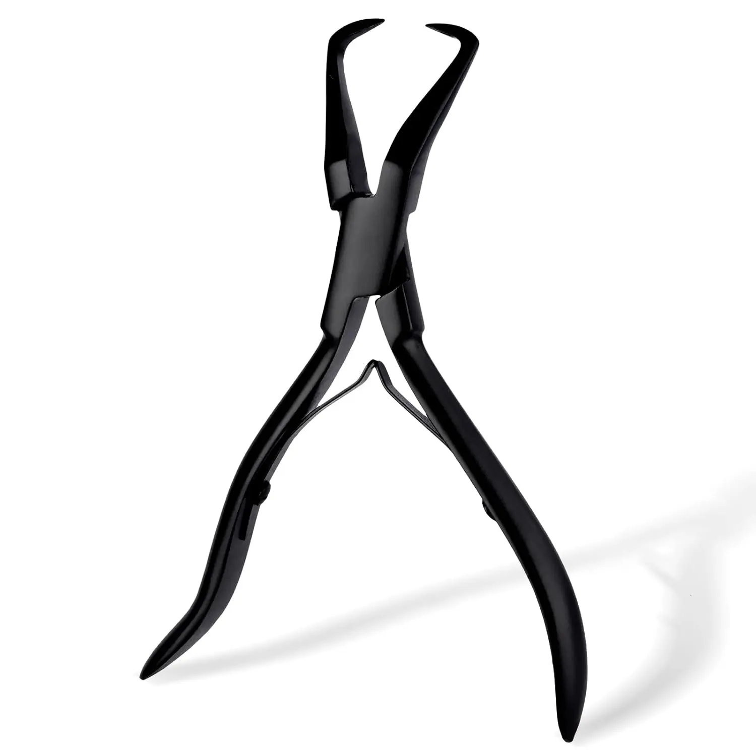 Hair Extension Pliers Stainless Steel Hair Extension Tools Microlink Bead Remover Pliers for Hair Extensions Removal  Ring Beads Opener (Type2)