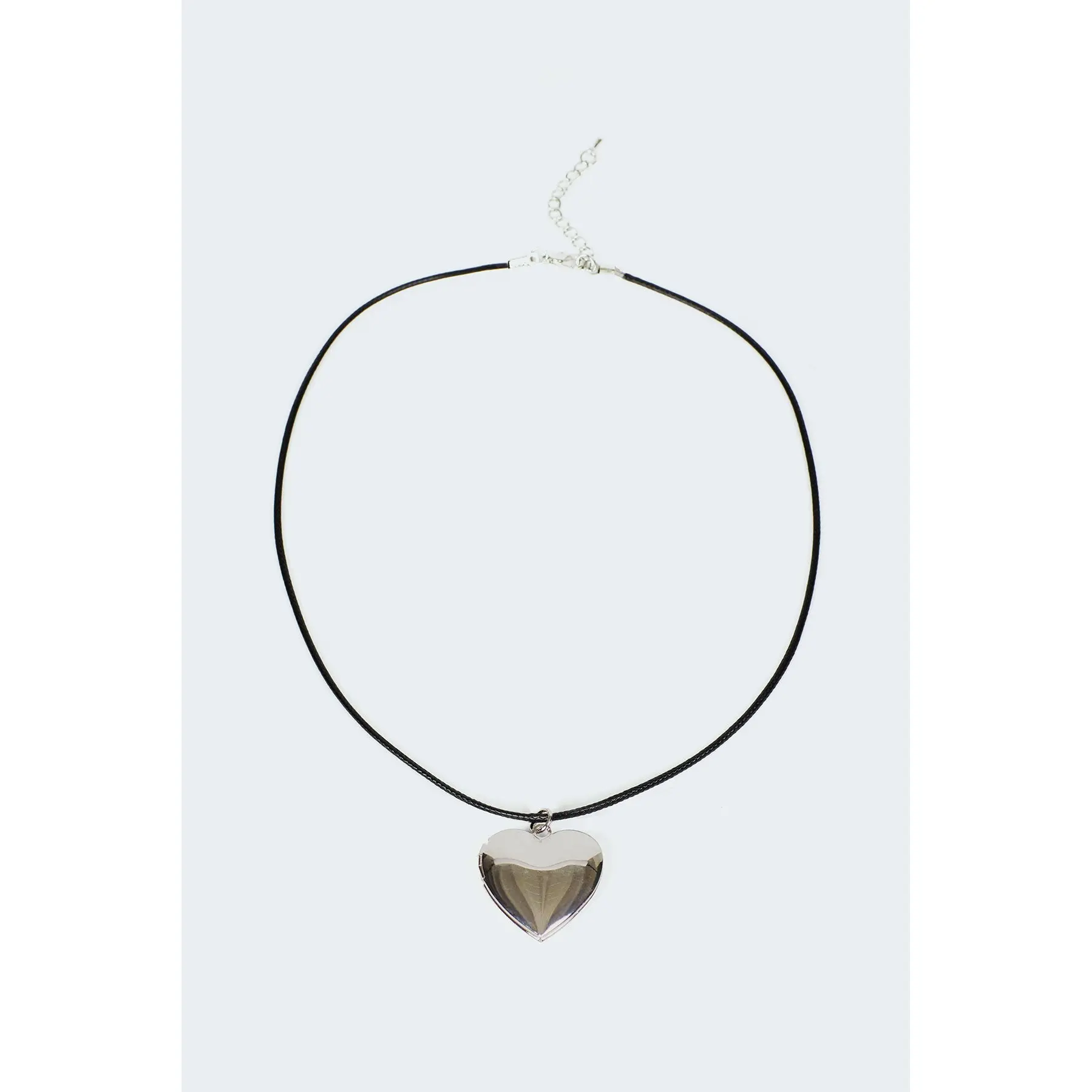 Heart Locket Cord Necklace