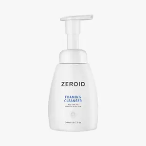ZEROID | Foaming Cleanser | Facial Cleanser for Sensitive & Dry Skin | Mild Face Wash Care | Gentle Face Wash | Moisturizing Cleanser | Dermatologist Tested | Korean Skin Care | 8.1 fl oz (240ml) ASIN