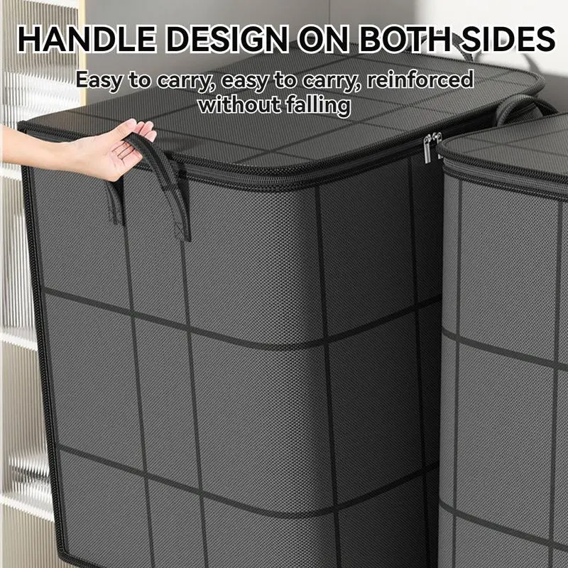 Extra-Large Garment Bag – Dustproof & Moisture-Resistant Storage for Clothes, Blankets & Seasonal Wear – Foldable with Handles – Ideal for Moving, College & Holiday Storage