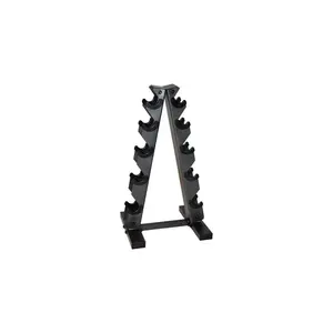 Barbell A-Frame Dumbbell Weight Rack - Black - Frees up room for a more focused workout dumbbell hand