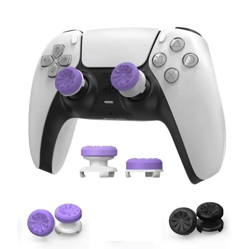 Professional Thumbstick Grips for PS4/5 Controller, Xbox Series X/S, Xbox One, Xbox One X/S Controller, 1 High-Rise, 1 Mid-Rise, Performance Grips for Playstation 5 / Xbox, Console Joystick Rubber Game,back to school,back to school haul