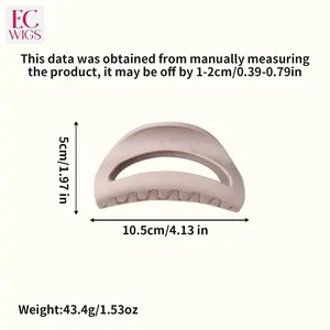 3Pcs Moon Shape Soft Flexible Cloud Hair Claw Clip for Women, Bendable & unbreakable Claw Clip，Crescent Shape Non-Slip Squishy Silicone, Snag-Free Unsnappable Scalp-Friendly Hair Clip，Unsnappable for Thick or Thin Hair, Strong Hold All-Day
