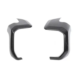 Carbon Fiber Style Interior Side Air Vent Decor Cover Trim for 2022+ Chevy Silverado High-Quality ABS Material UV & Scratch-Resistant Polyurethane Coating Easy DIY Installation