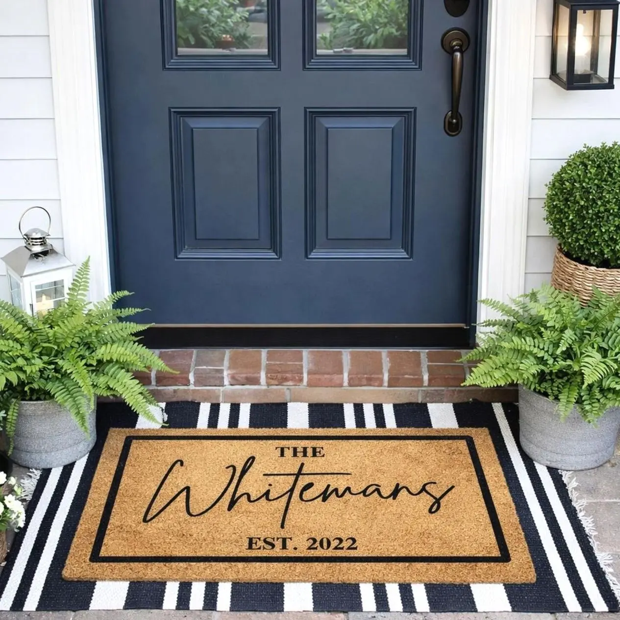 Personalized Christmas Doormat Gift | Personalized Gifts For Her | Gift For Women | Custom Door Mat
