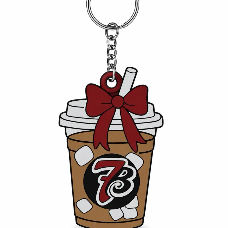 7-Brew Tab Keychain Keyrings
