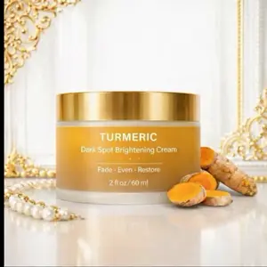 Turmeric Dark Spot Brightening Cream for Fade Even Restore 2oz 60ml Enhances Skin Tone