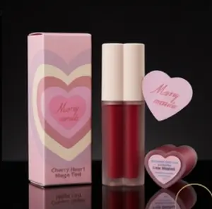 Korean Cherry Heart Lip Gloss – Ultra-Seductive, Juicy, Mirror-Shine, Plump & Kissable Lips That Turn Heads Instantly! Glossy Cosmetic