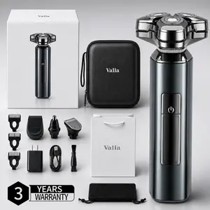 【TikTokshopJumpstartSale】Valla's new aluminum alloy four in one high-end electric shaver combination - gift box set, USB charging, IPX7 waterproof all metal shaver, wet and dry dual-use, including gift box and gift bag - suitable for gift giving