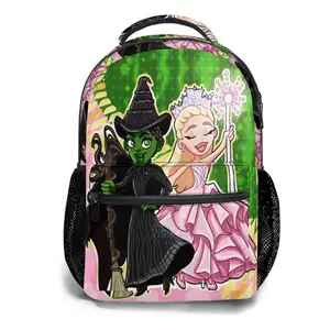 17'' Wicked Witch Themed Waterproof  Backpack | Reinforced Base + Quick-Dry Tech & Padded Laptop Sleeve | All-Weather Multi-Functional Carry System | TikTok Viral Travel Essential