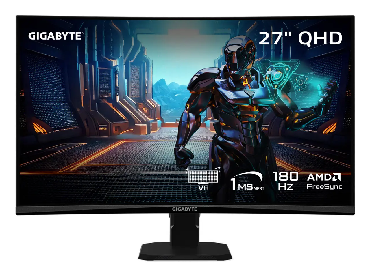 GIGABYTE 27 inch QHD 2K 1440P 180Hz Curved Gaming Computer Monitor 122% sRGB GS27QCA GIGABYTE 27 inch QHD 2K 1440P 180Hz Curved Gaming Computer Monitor 122% sRGB GS27QCA