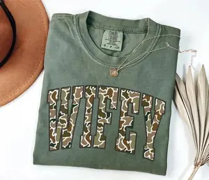 Comfort Colors Camo Wifey T-Shirt, Camouflage Wife Life Graphic Tee, Hunting Wife Shirt, Outdoor Country Gift Women